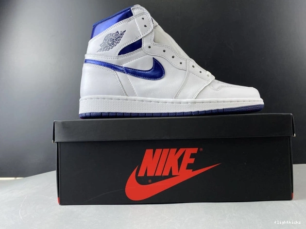 Air (2016) 1 Metallic Retro Navy 555088-106 Jordan 1011
